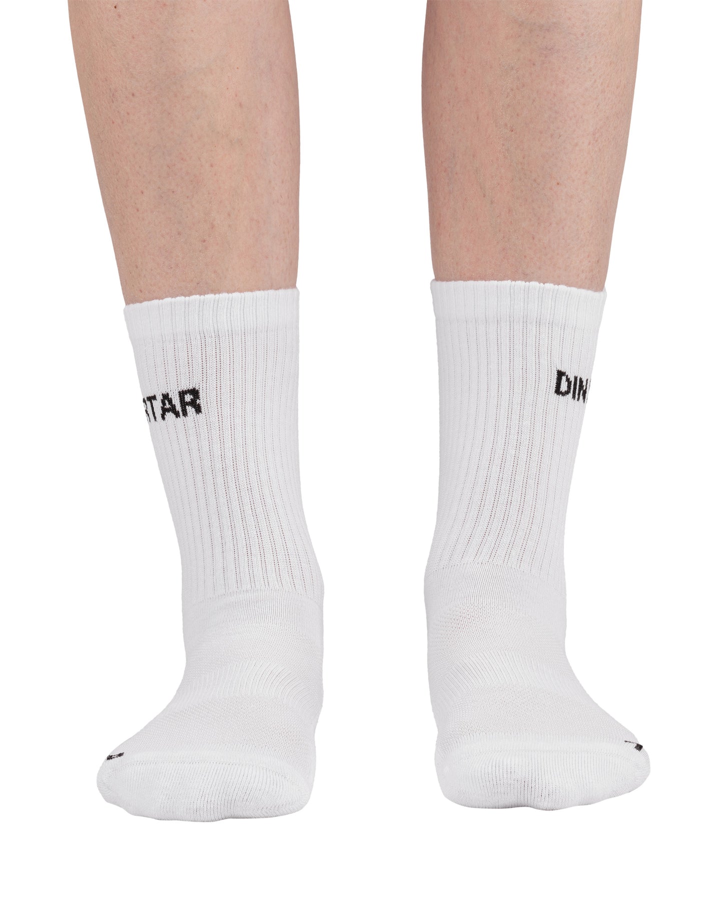 Set mit 4 Paar mittelgroßen Socken für Damen aus korallenfarbener gekämmter Baumwolle