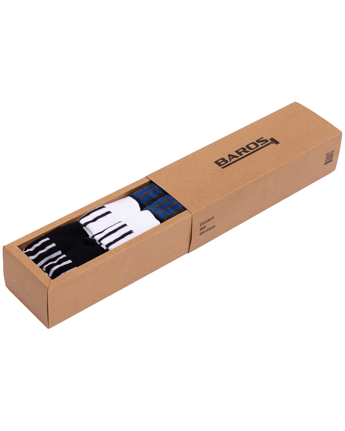 6er-Set nahtlose kurze Sportsocken aus Baumwolle für Herren, BAROS