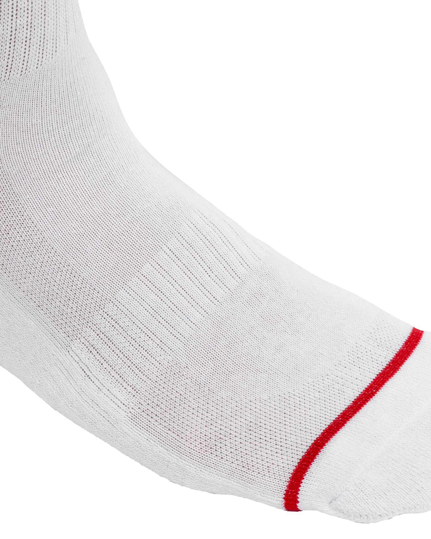 Set mit 3 Paar Herren-Sportsocken aus Baumwolle, lang, weiß, nahtlos