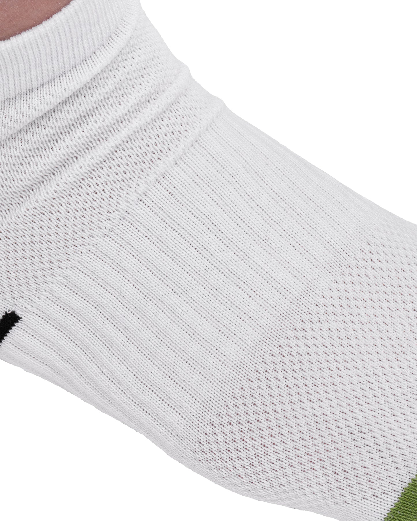 6er Set Damen Kurze Sportsocken aus weißer Baumwolle Comfort Plus