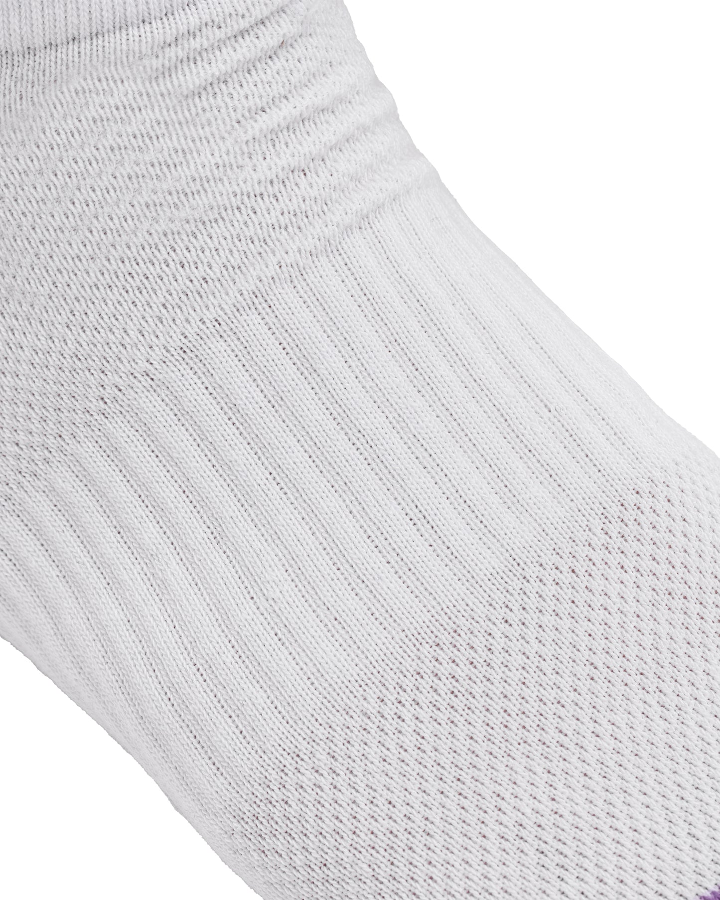 6er Set Damen Kurze Sportsocken aus weißer Baumwolle Comfort Plus
