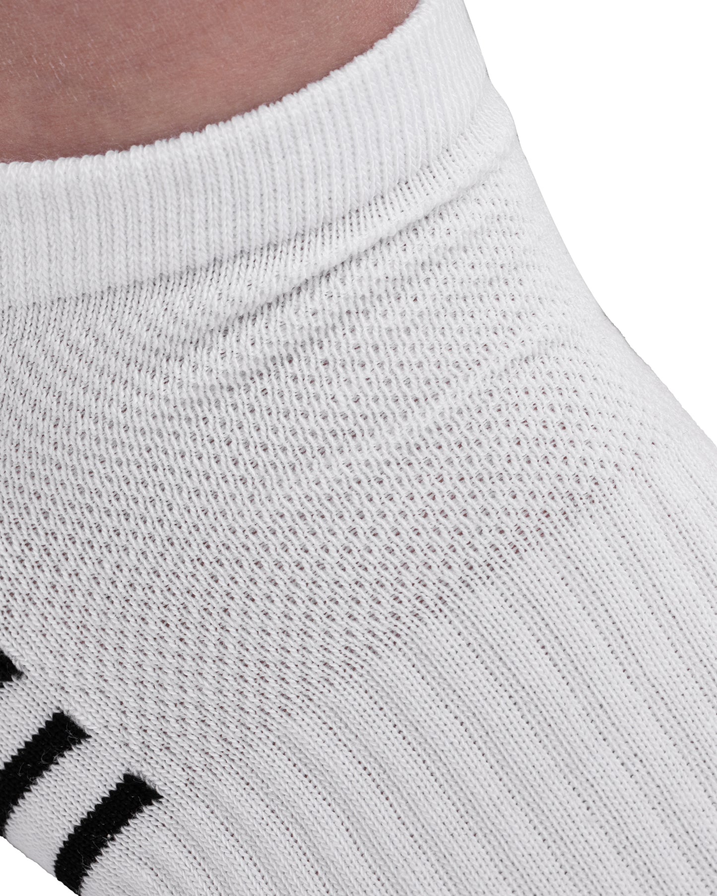 6er Set Damen Kurze Sportsocken aus weißer Baumwolle Comfort Plus