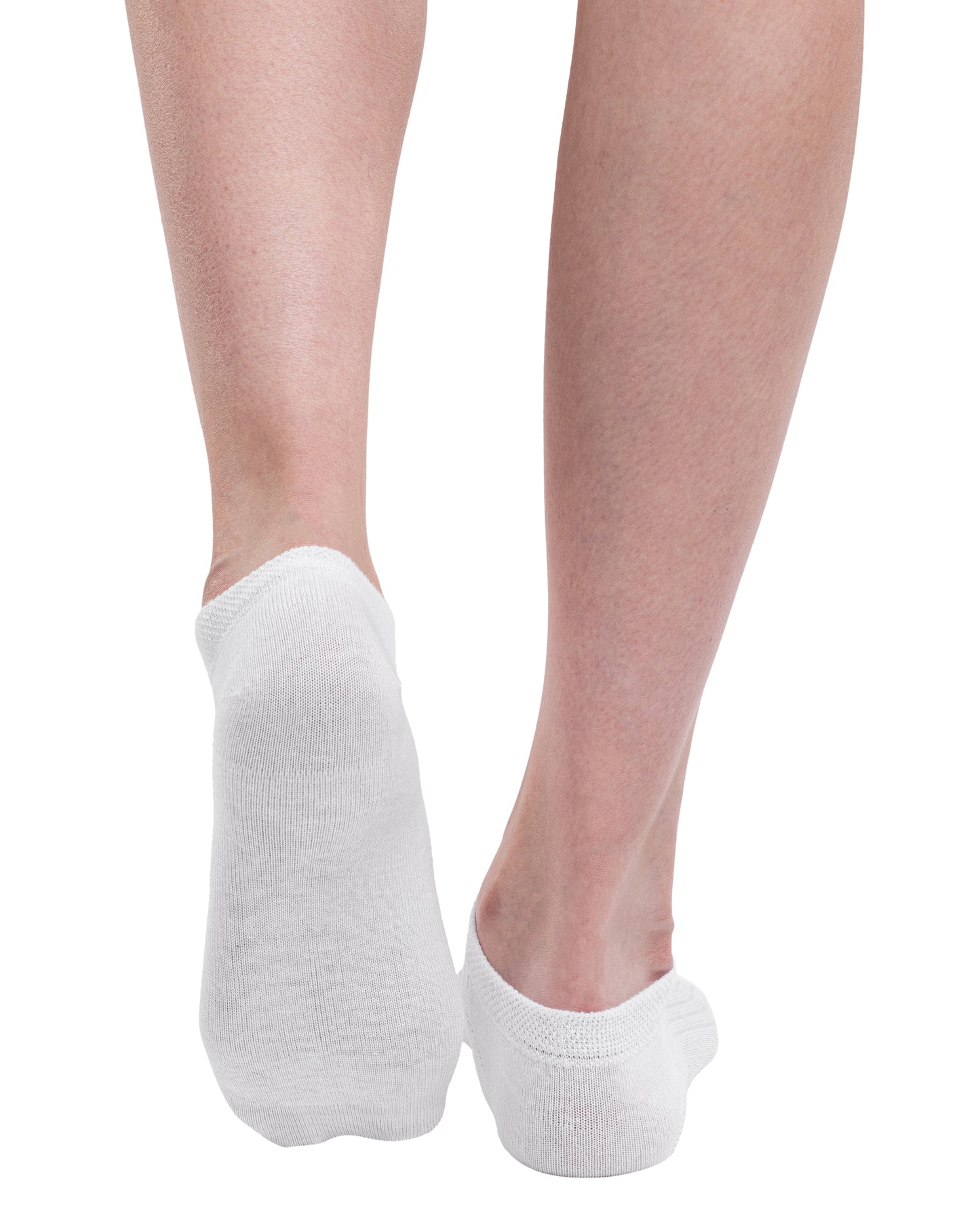 Set mit 14 Paar kurzen Damen-Socken aus Baumwolle, weiß, nahtlos