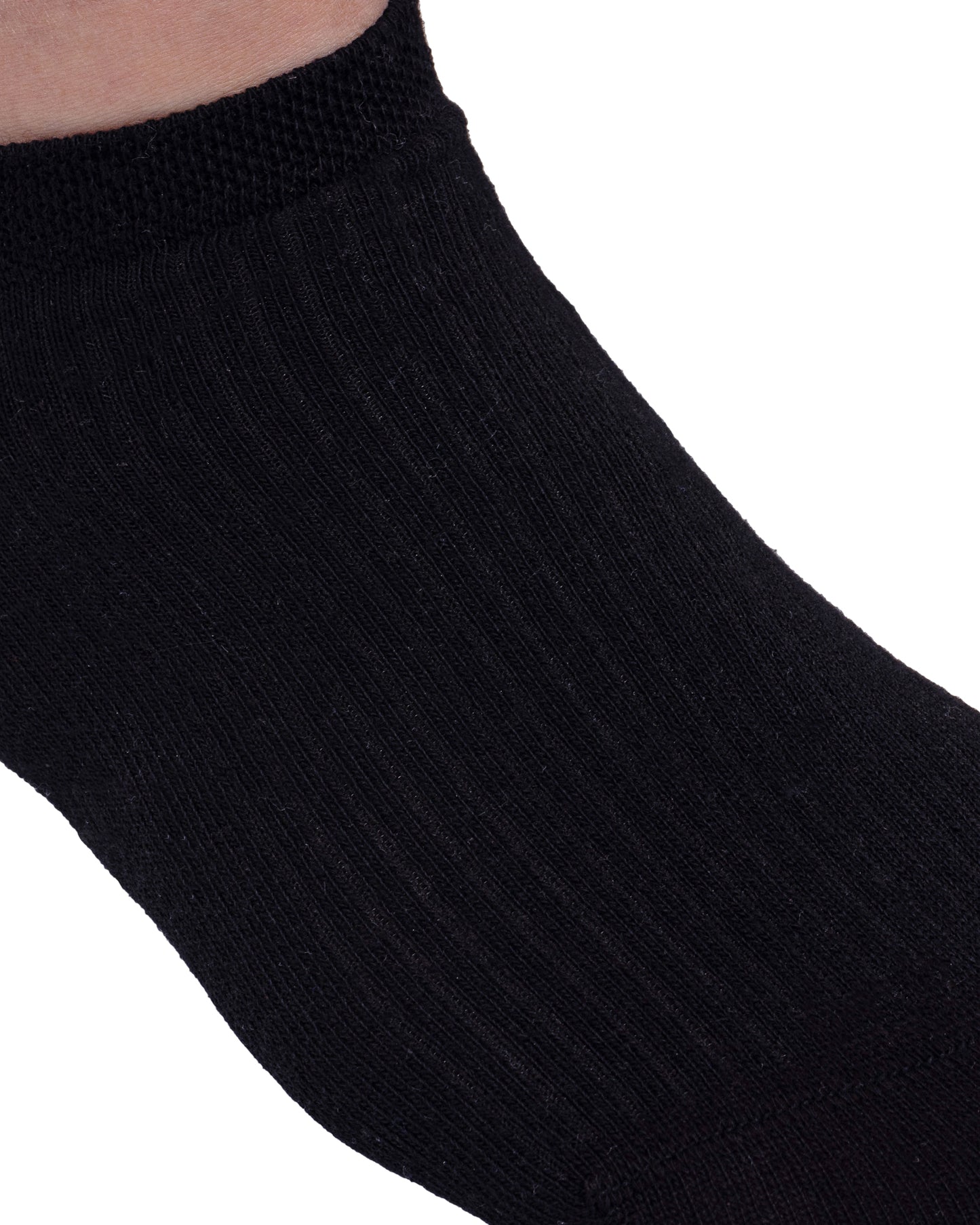 Set mit 14 Paar kurzen Damen-Socken aus 7x Schwarze und 7x Weiße Baumwolle