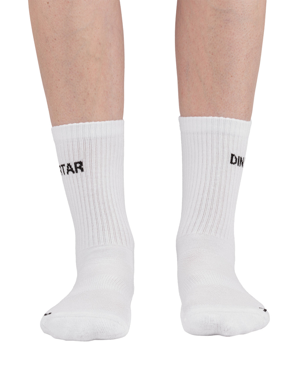 Set of 4 pairs of medium-sized socks for women made of coral-colored combed cotton