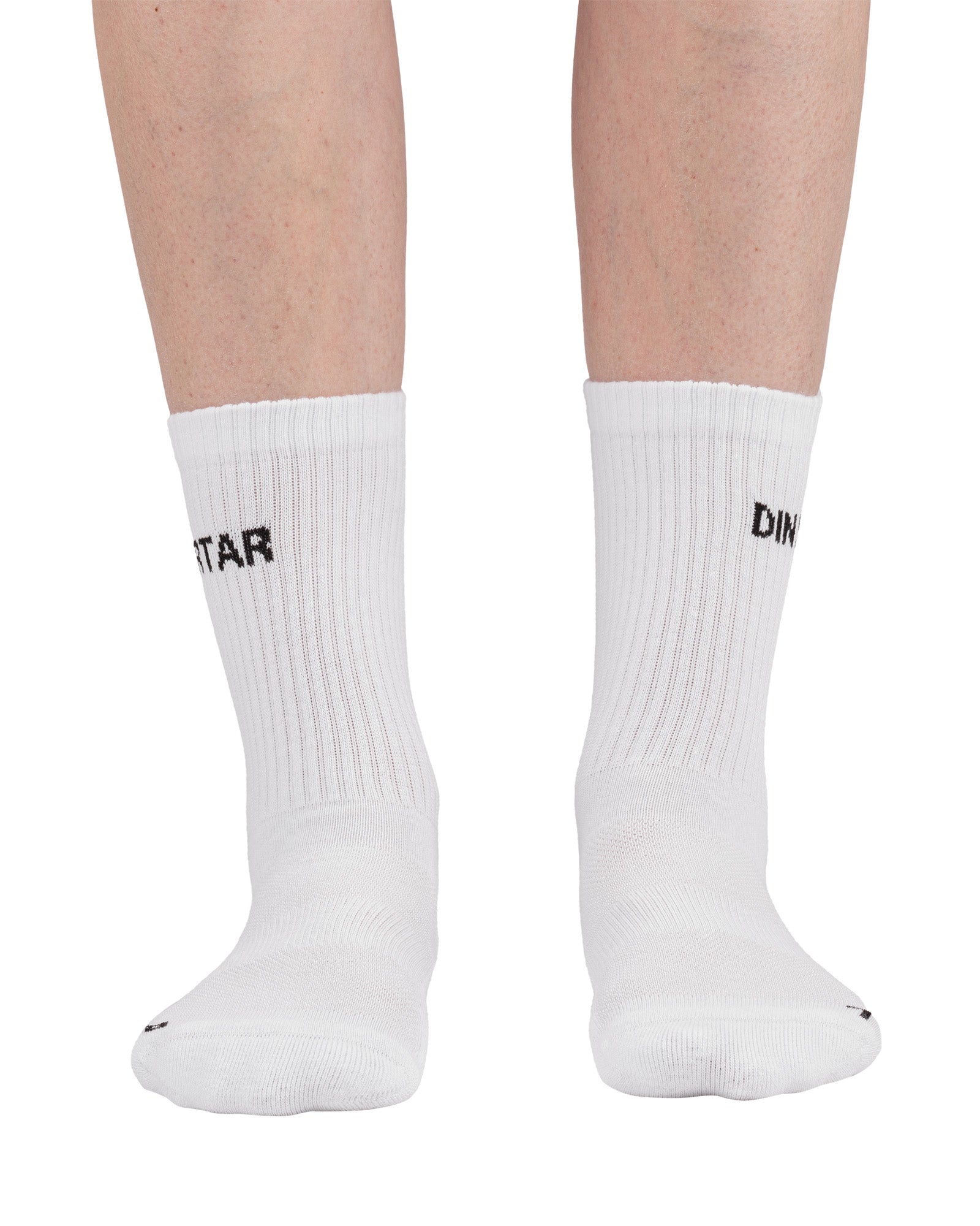 Set of 4 pairs of medium-sized socks for women made of coral-colored combed cotton