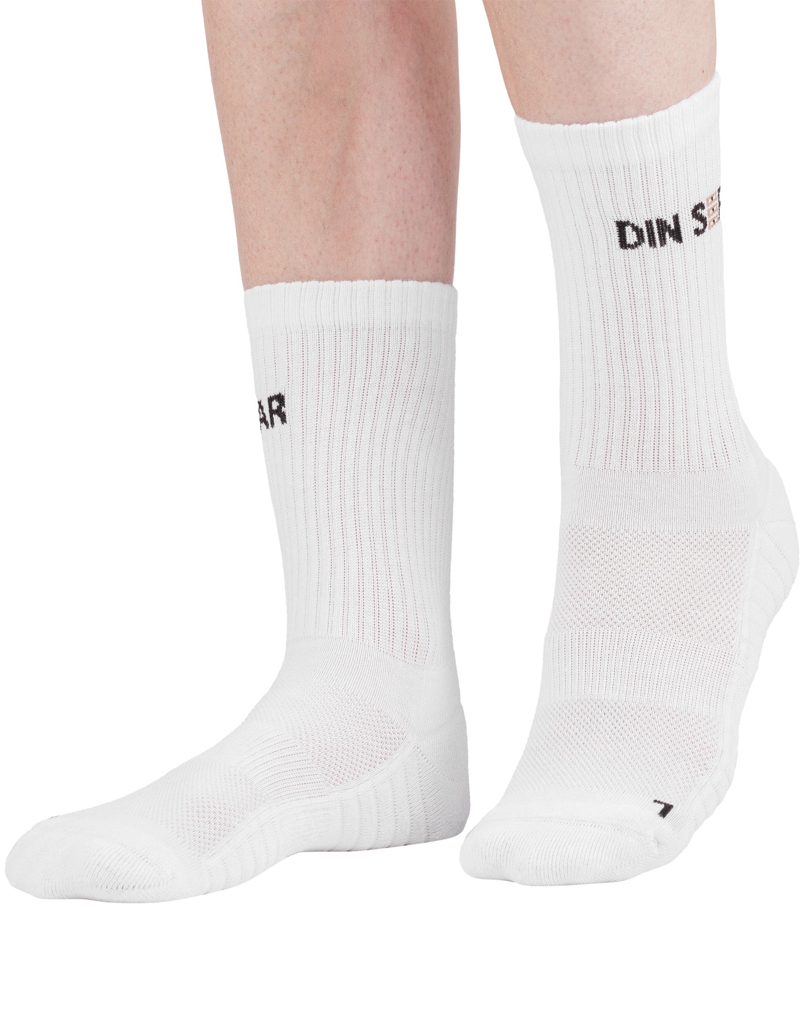 Set of 4 pairs of medium-sized socks for women made of coral-colored combed cotton