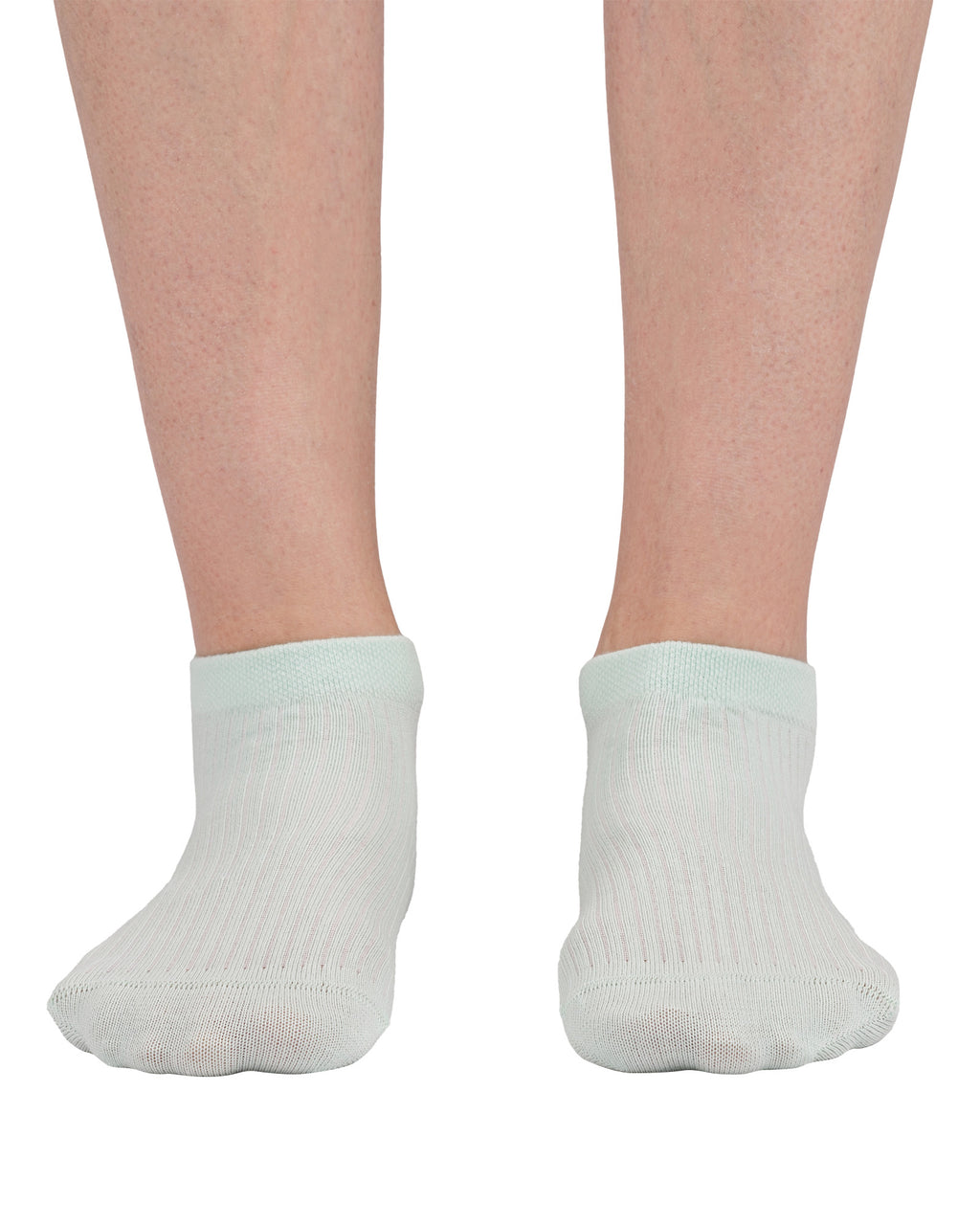 Set of 9 women's short socks made of cheerfully colored cotton