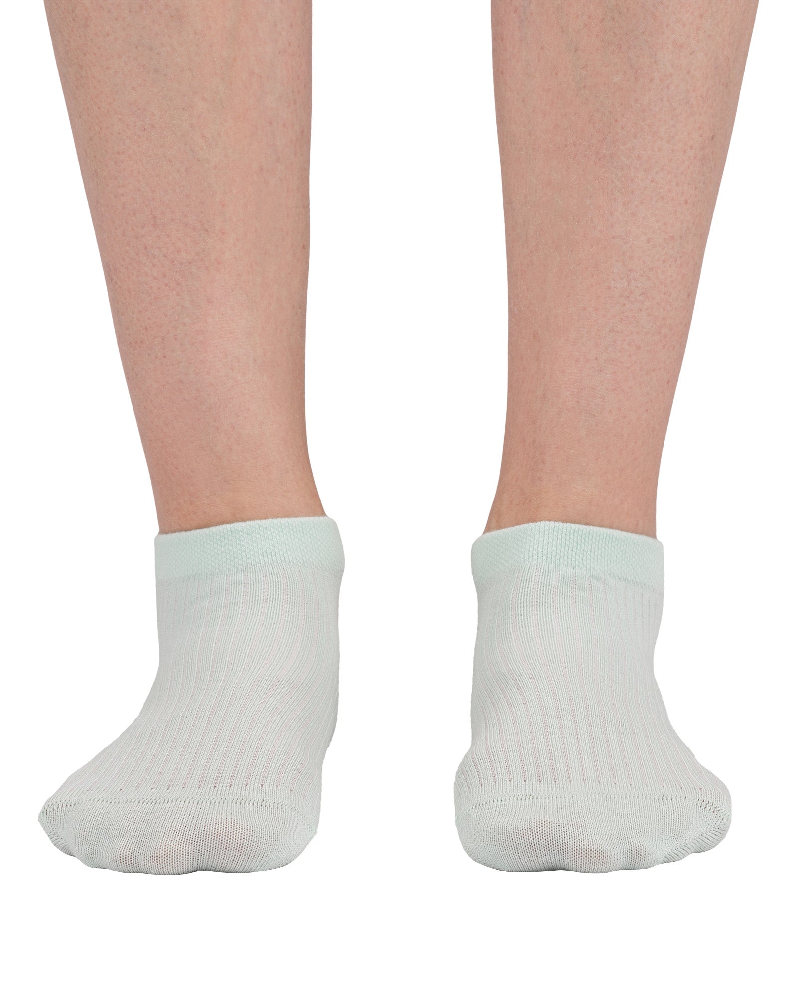 Set of 9 women's short socks made of cheerfully colored cotton