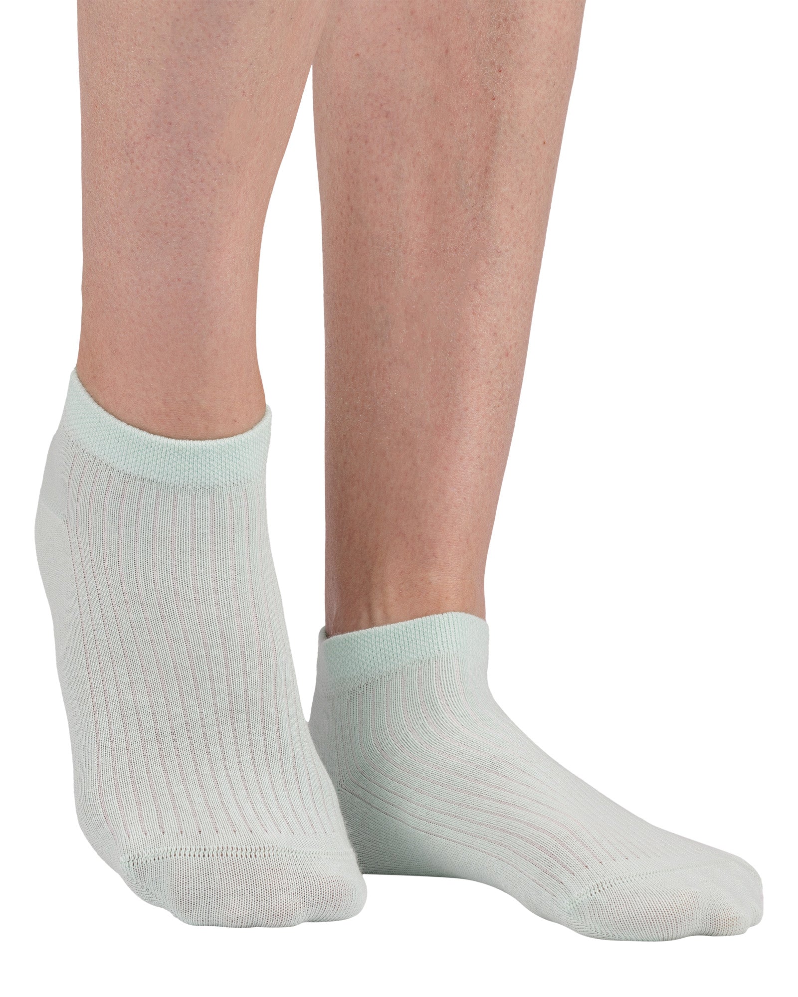 Set of 9 women's short socks made of cheerfully colored cotton