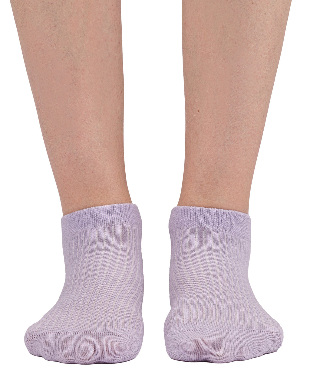 Set of 9 women's short socks made of cheerfully colored cotton