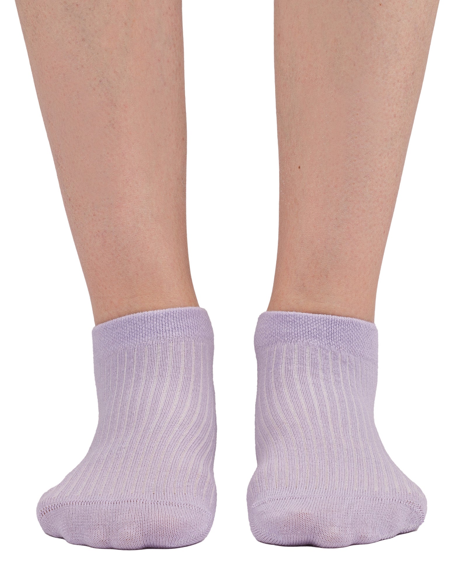 Set of 9 women's short socks made of cheerfully colored cotton