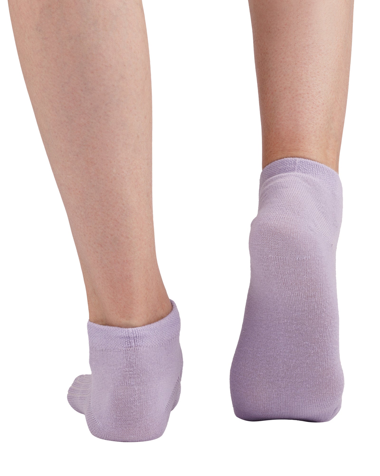 Set of 9 women's short socks made of cheerfully colored cotton