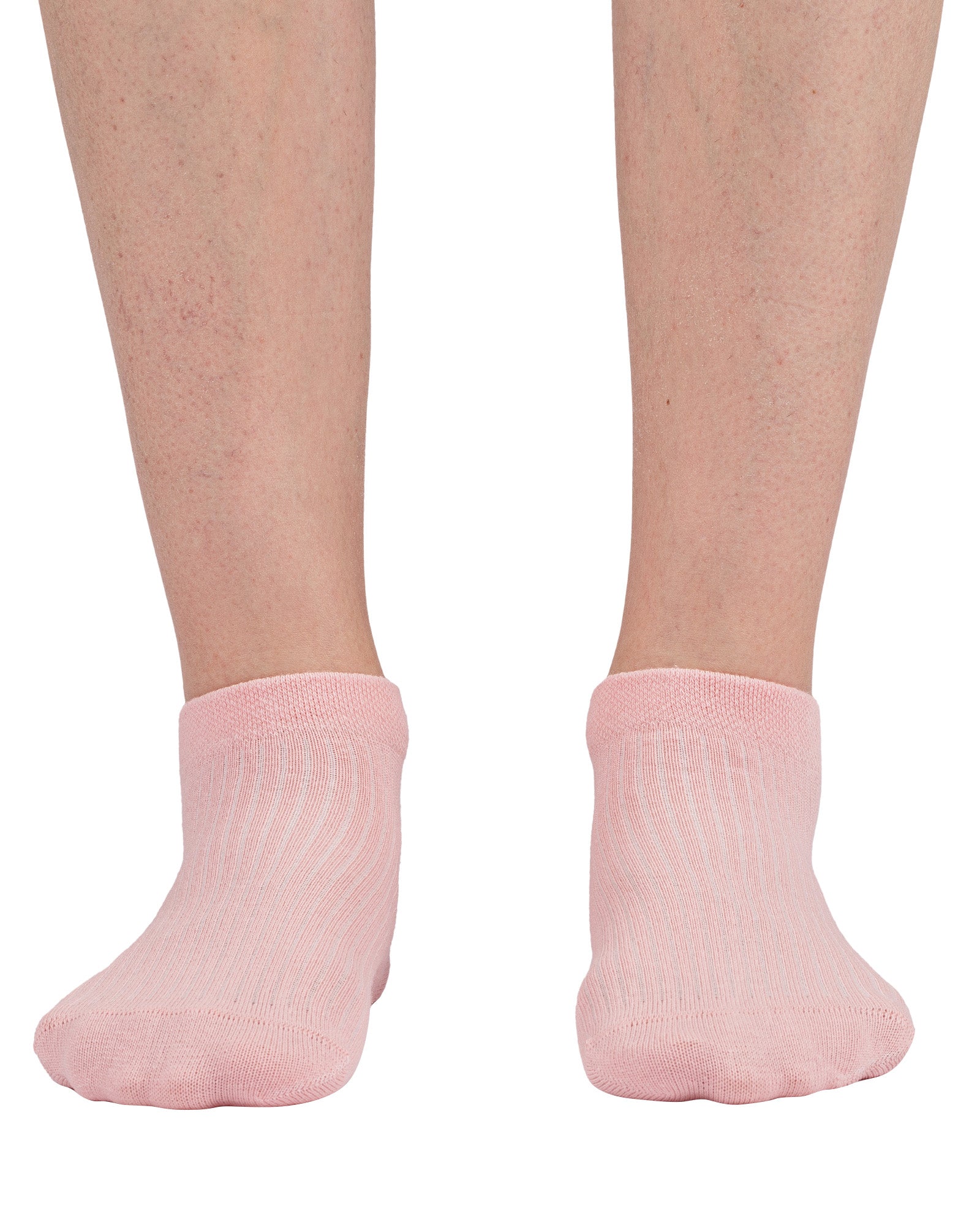 Set of 9 women's short socks made of cheerfully colored cotton