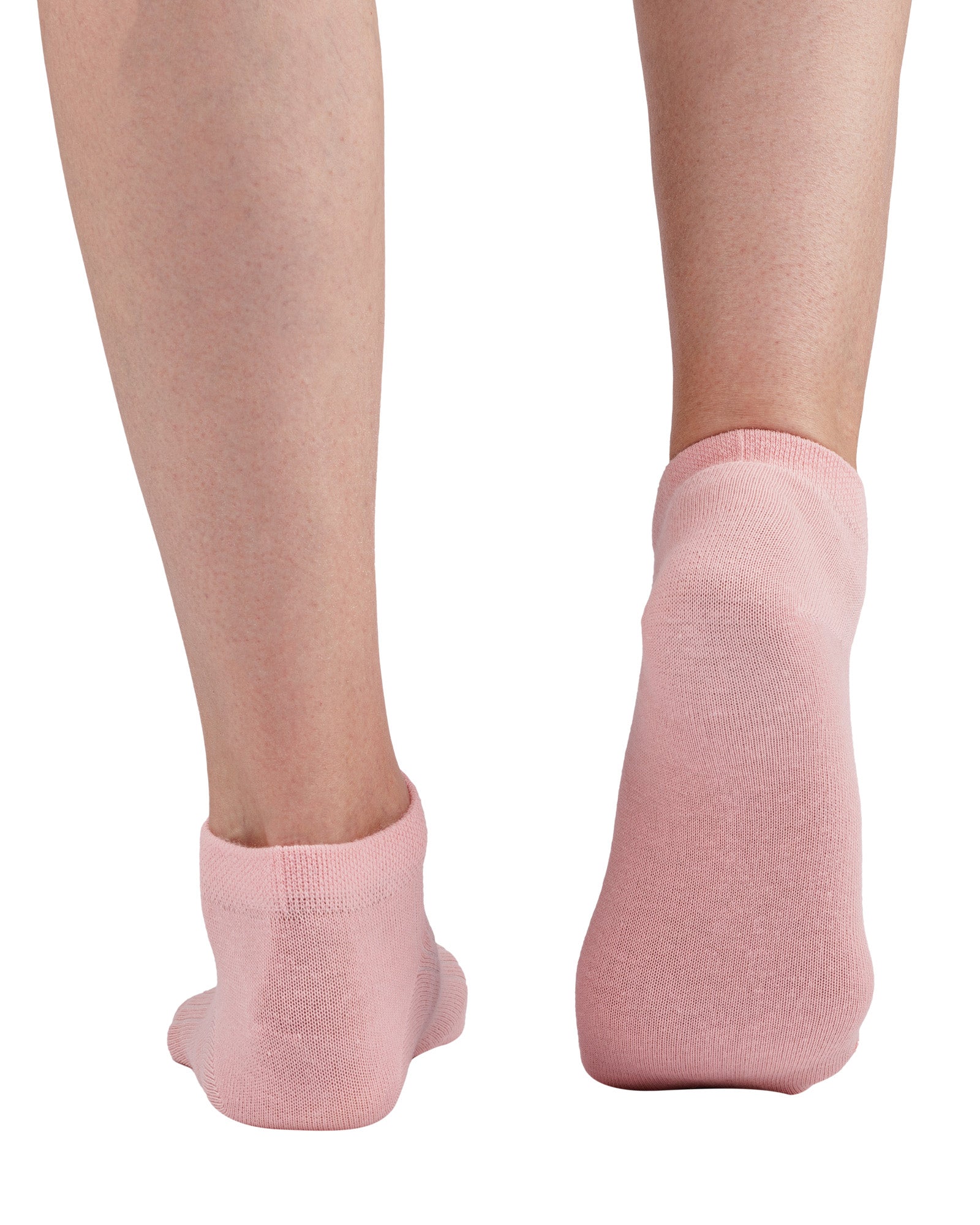Set of 9 women's short socks made of cheerfully colored cotton