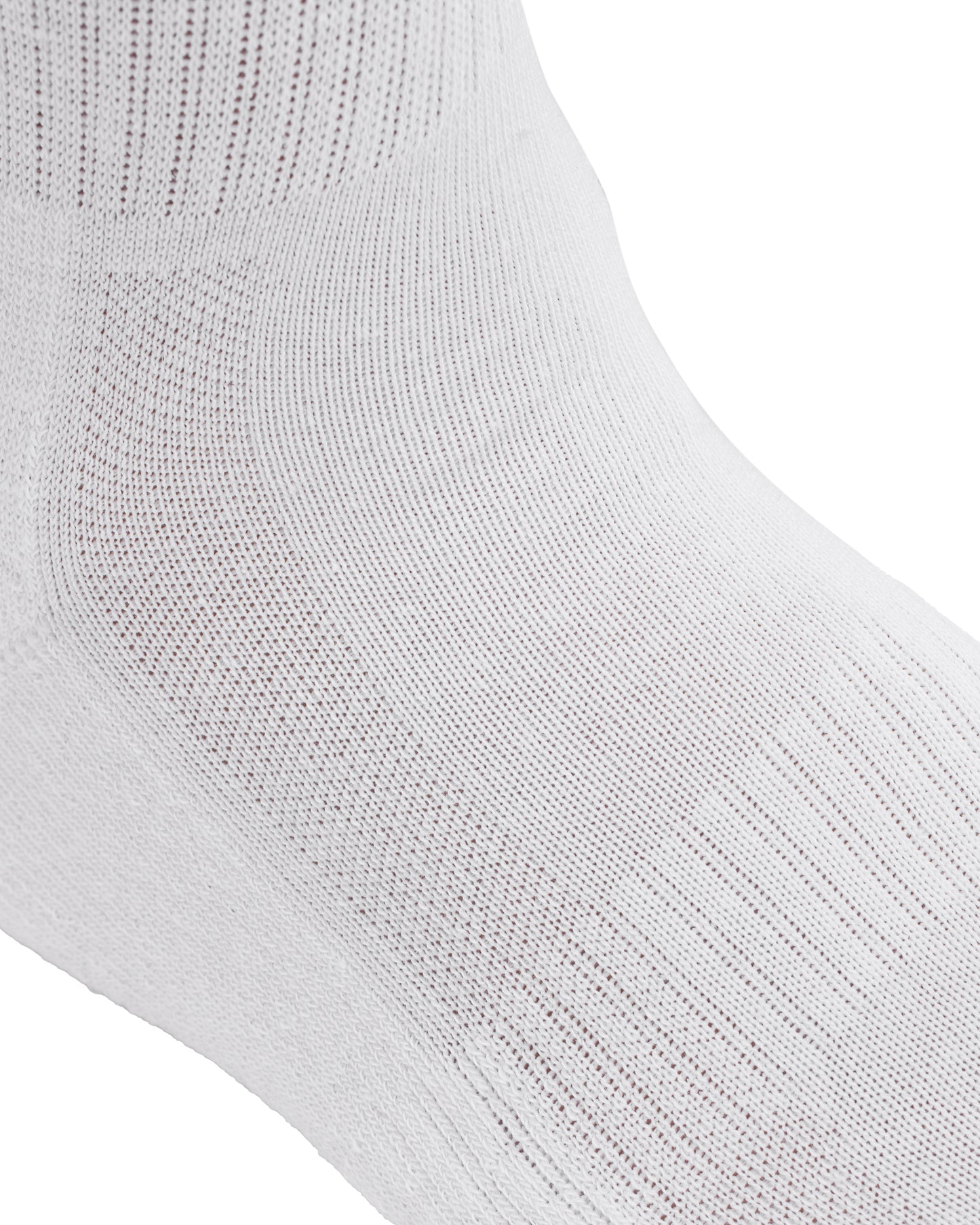 Set mit 3 Paar Herren-Sportsocken aus Baumwolle, lang, weiß, nahtlos