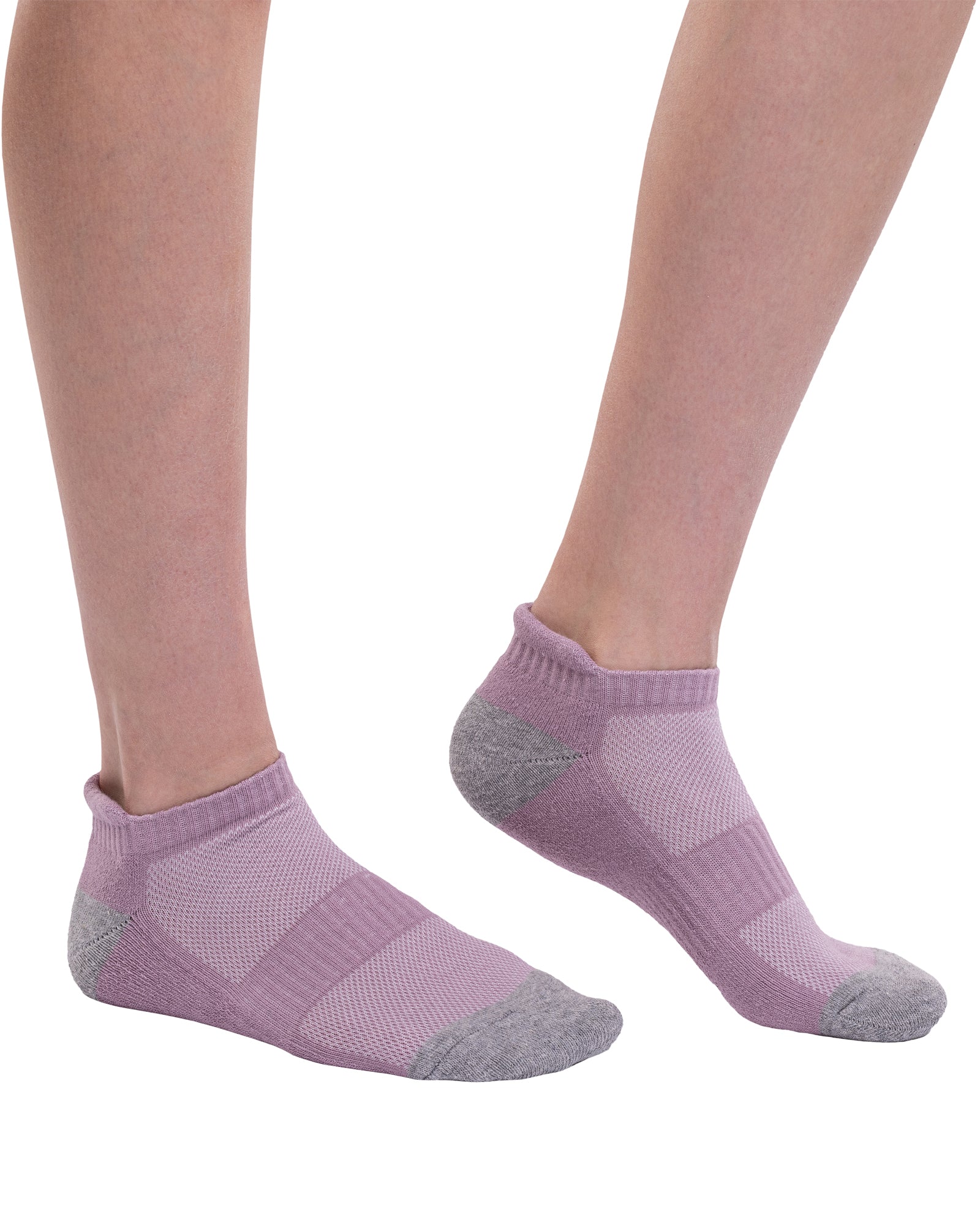 Set of 6 pairs of breathable women's cotton short socks