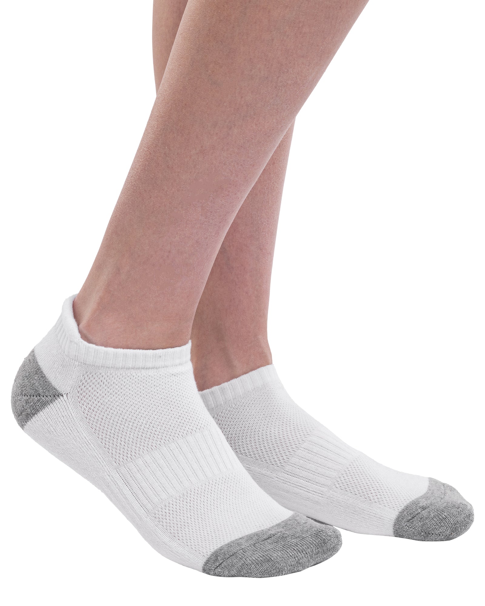Set of 6 pairs of breathable women's cotton short socks