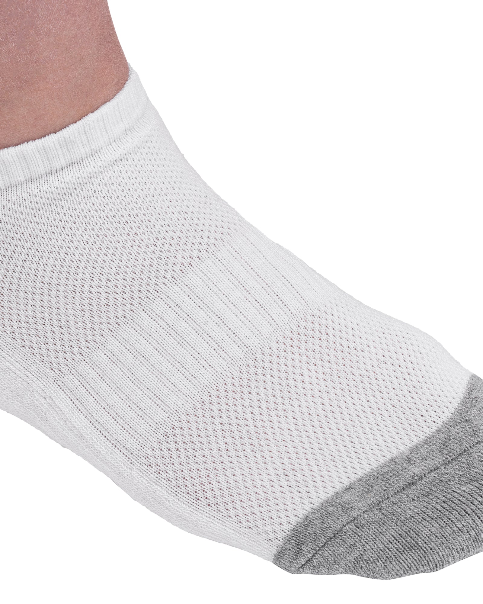 Set of 6 pairs of breathable women's cotton short socks