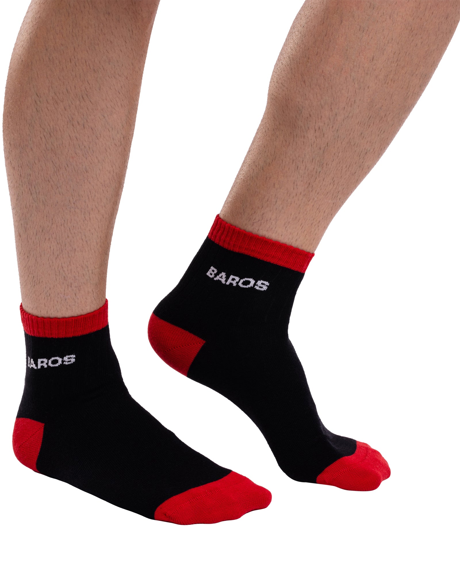 Set of 9 pairs of men's cotton sports socks BAROS Trio