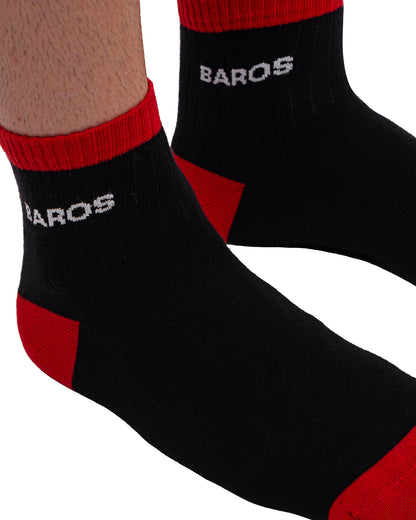 Set mit 9 Paar Herren-Sportsocken aus Baumwolle BAROS Trio