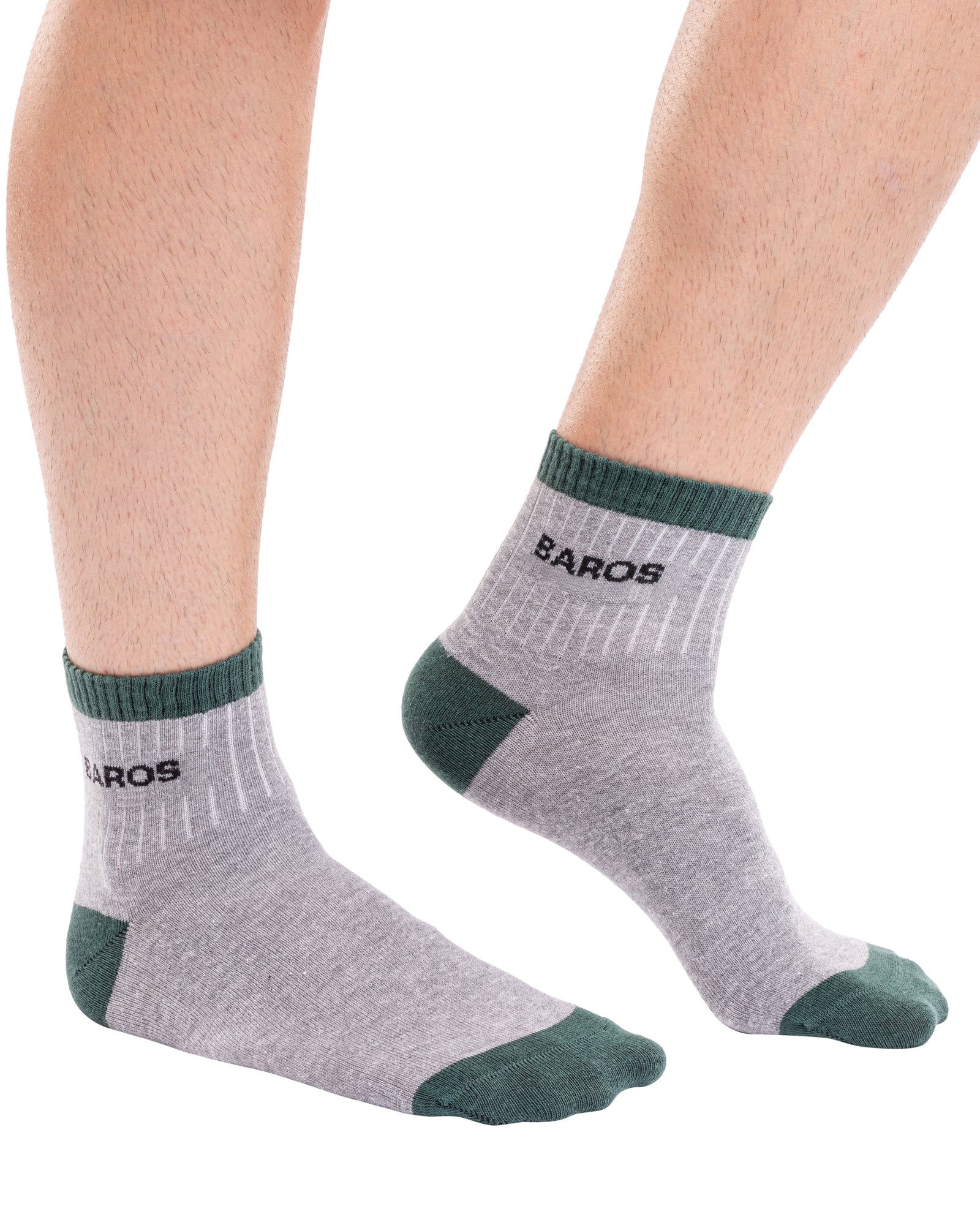 Set of 9 pairs of men's cotton sports socks BAROS Trio
