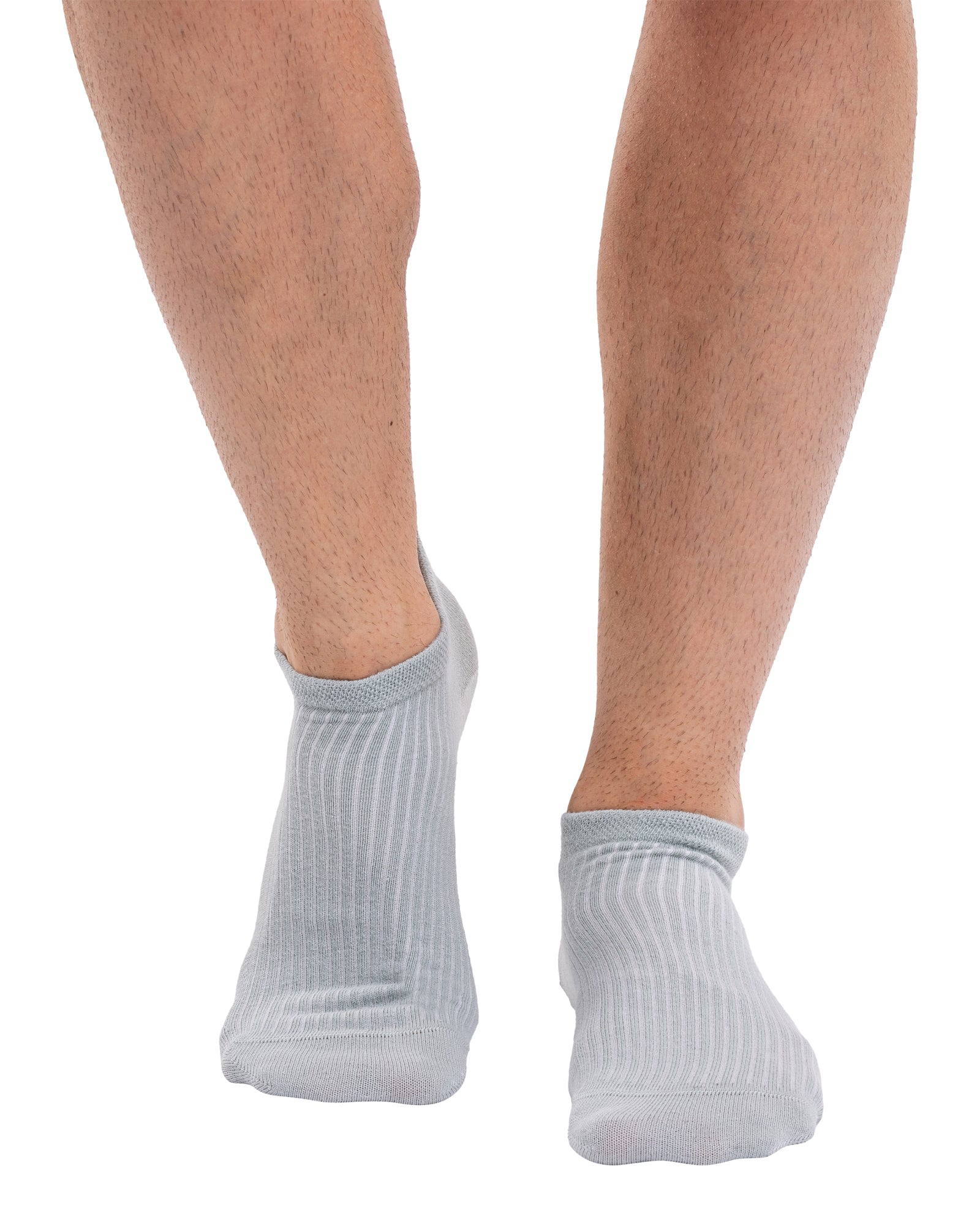 Set of 9 pairs of colorful men's short cotton socks FUSION