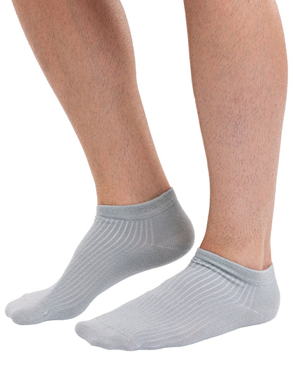 Set mit 9 Paar bunten Herren-Kurzsocken aus Baumwolle FUSION