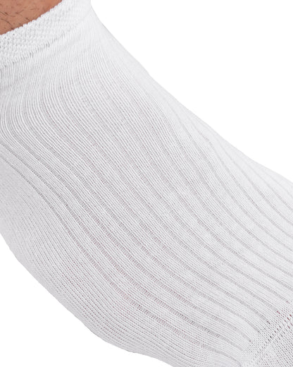 Set mit 14 Paar Kurze Herren-Socken aus Einfarbiger Baumwolle – DinSertar