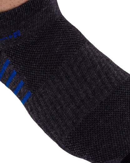 6er-Set nahtlose kurze Sportsocken aus Baumwolle für Herren, BAROS