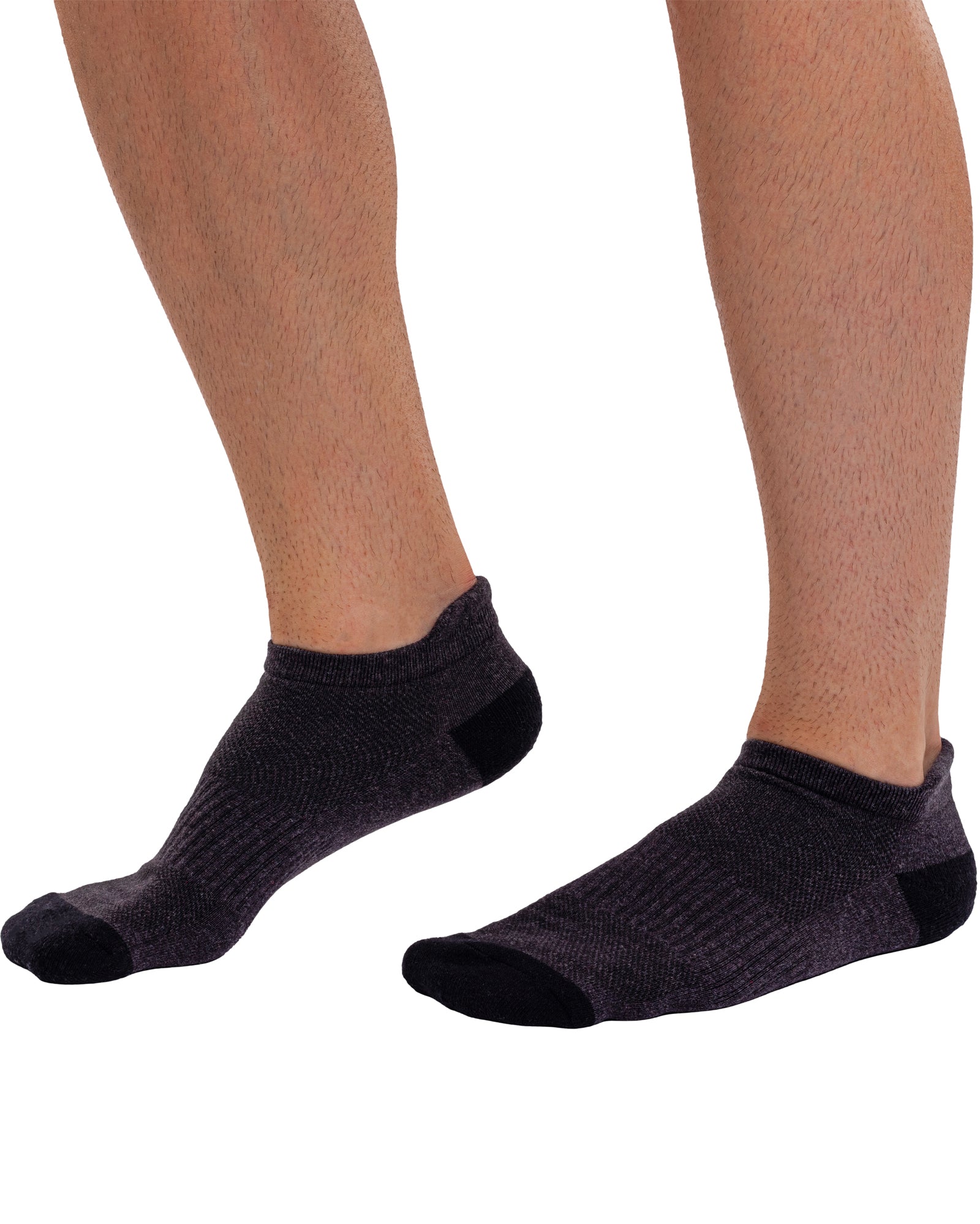 Set of 6 breathable short cotton sports socks for men