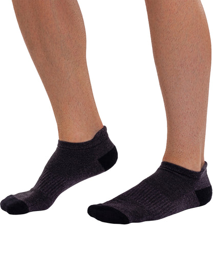 6er-Set atmungsaktive kurze Sportsocken aus Baumwolle für Herren