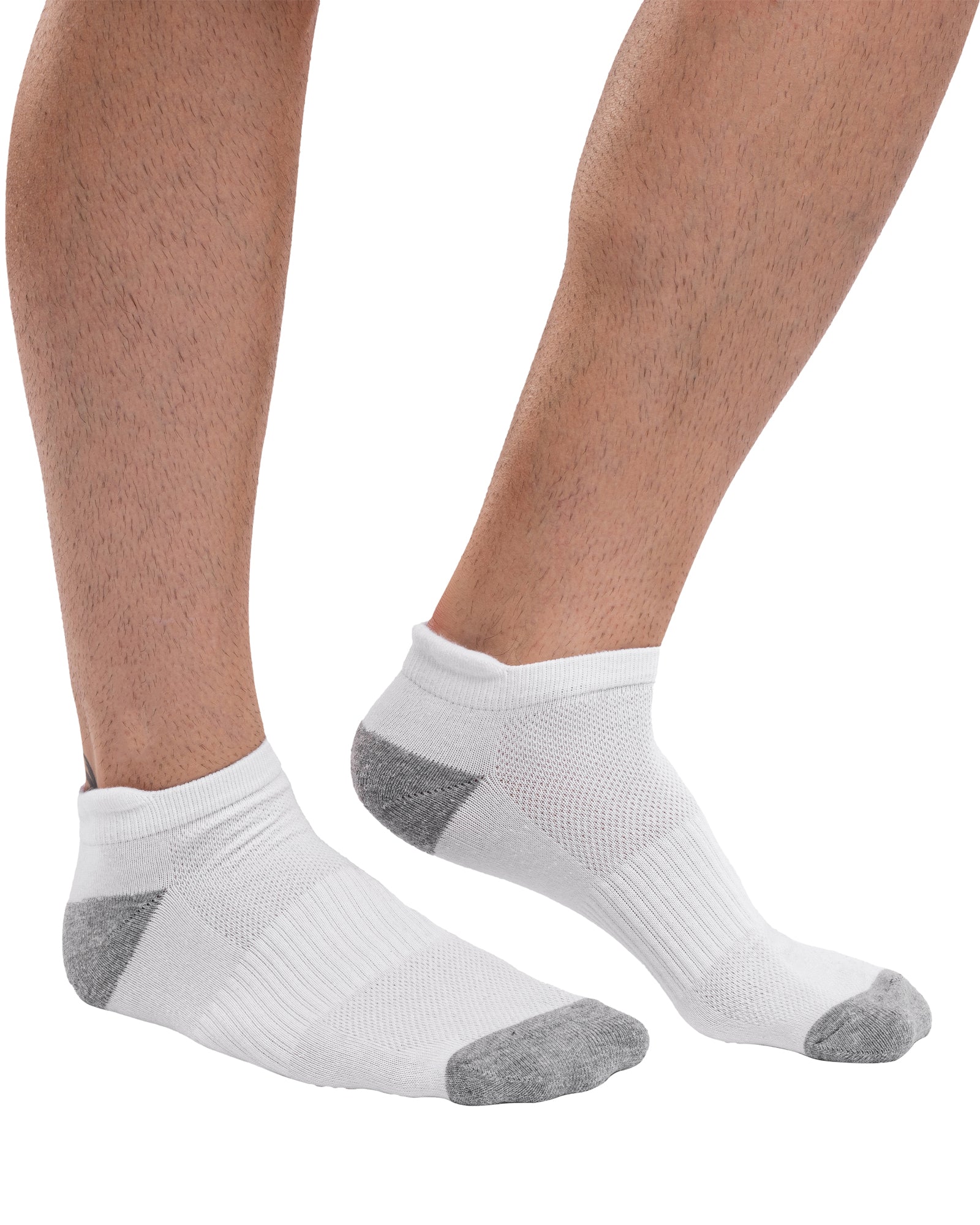 Set of 6 breathable short cotton sports socks for men