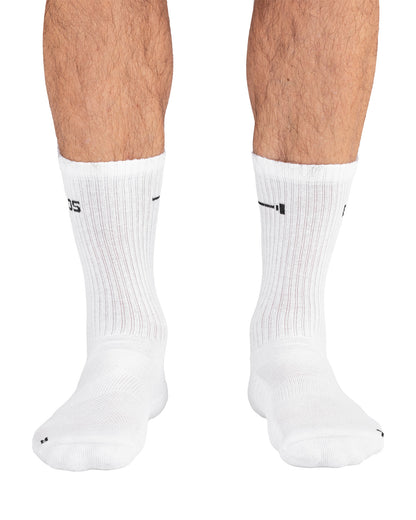 3er-Set lange Herren-Baumwollsocken BAROS weiß